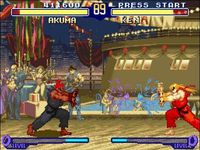 une photo d'Ã©cran de Street Fighter Alpha 2 sur Nintendo Super Nes